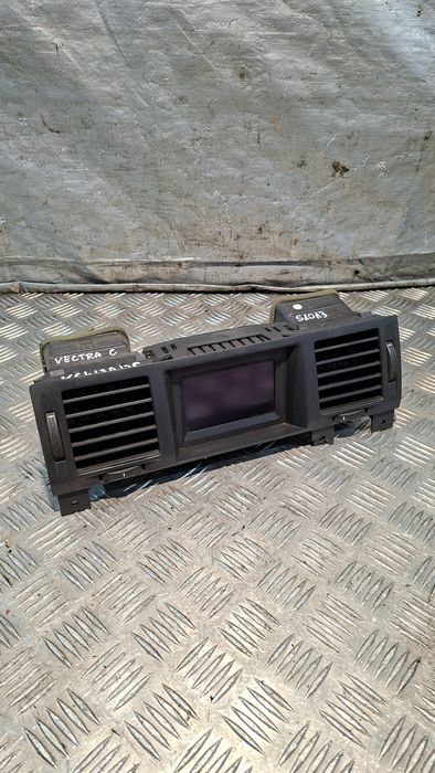 Wyświetlacz + Kratki Nawiewu Opel Vectra C 13117636 09177133