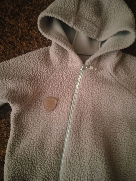 Теплий дитячий ромпер.