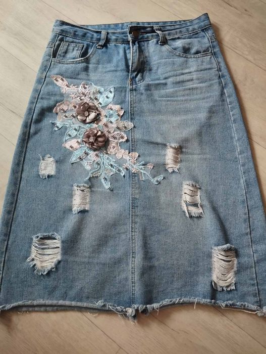 Джинсовая юбка юбка