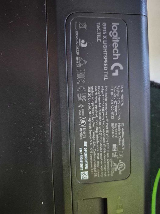 Klawiatura Logitech G915 TKL LIGHTSPEED RGB LINEAR