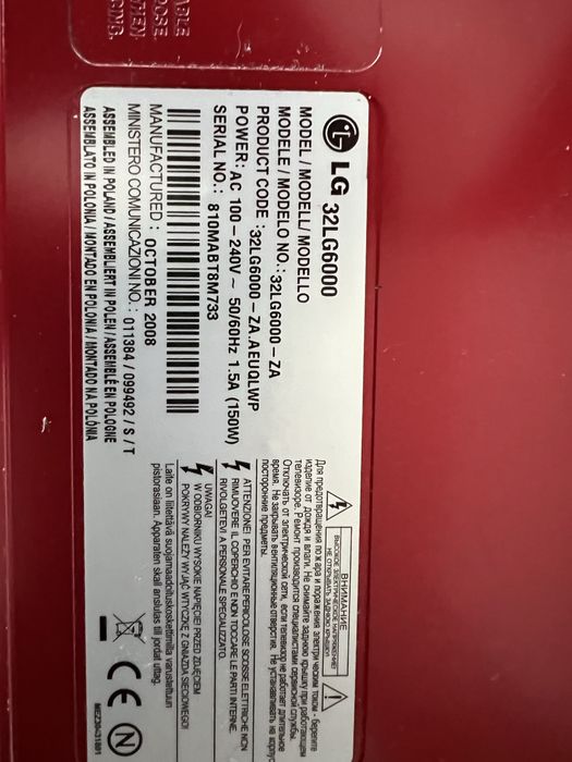 Tv LG 32 cale 32LG6000+ gratis