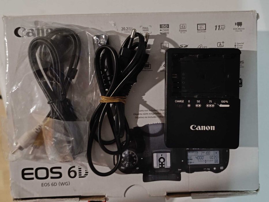 Canon EOS 6D body 98899 zdjęć 2x aku pudełko