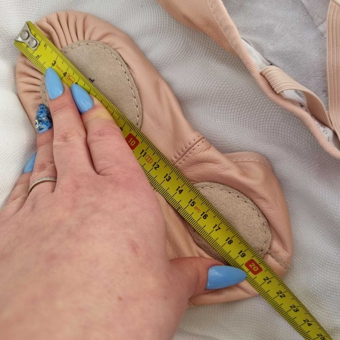 Skórzane baletki buty baletowe taneczne Bloch rozmiar 3,5B 36,5 wąskie