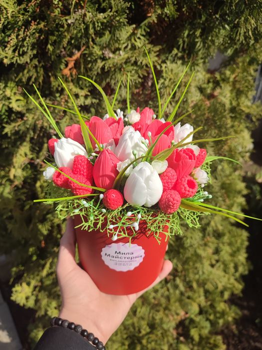 Букети з мила.Всі ручної роботи