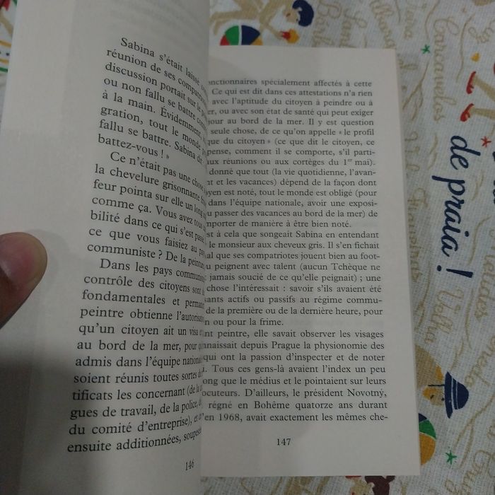 L'Insoutenable légèreté de l' être. Portes incluídos