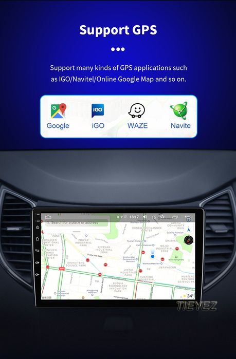 Rádio Android CarPlay Kia Picanto 3 de 2015-20 CarPlay GPS 2/32GB NOVO