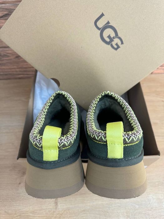 Уггі жіночі UGG TAZZ на платформі натуральна вовна угги