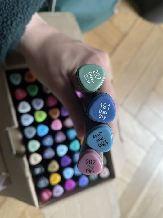 Zestaw Markery alkoholowe podwojne