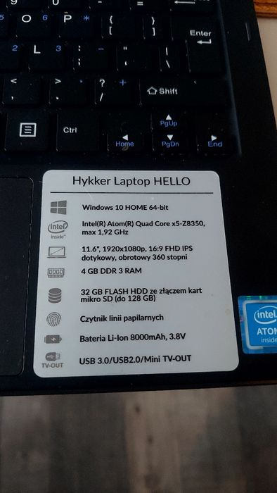 Sprzedam laptop hykker Hello