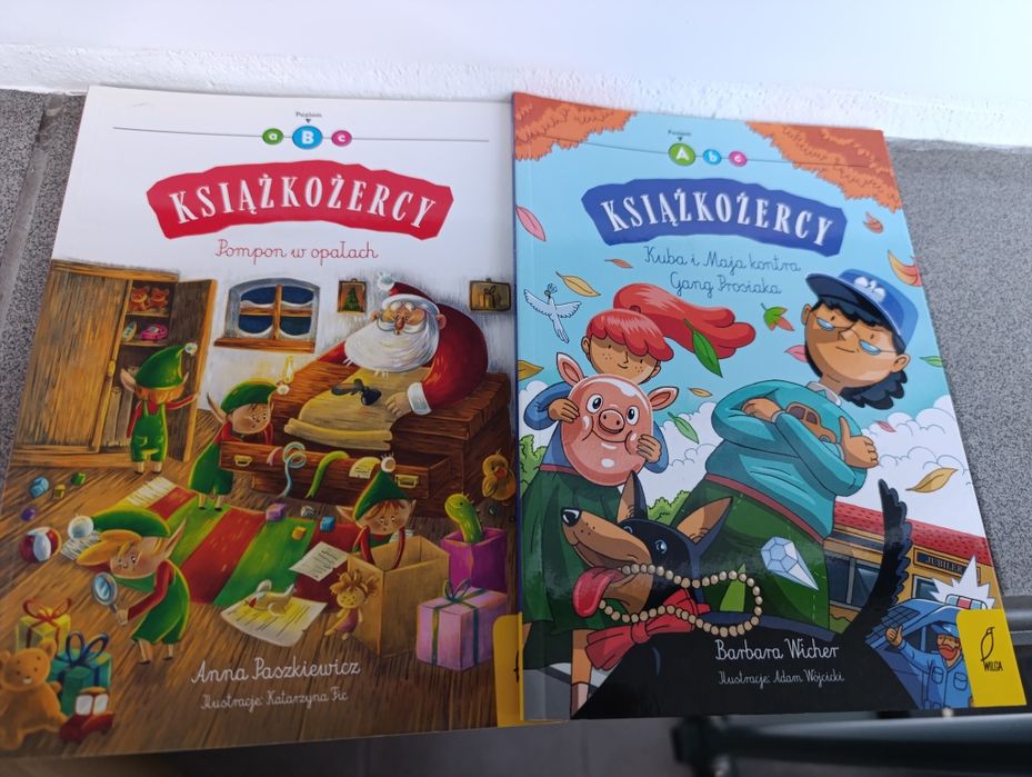 Ksiązkożercy 6 sztuk różne poziomy