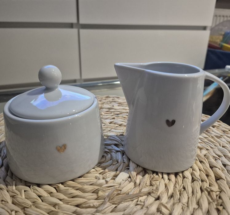 Zestaw zastawy stołowej mąż żona