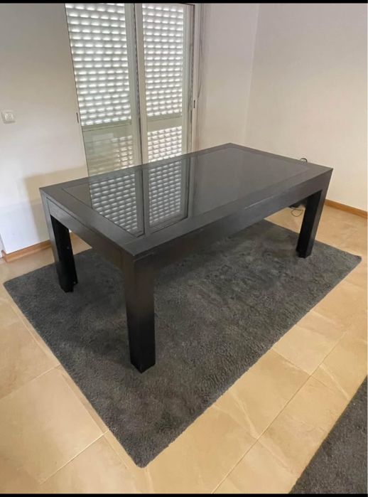 Mesa de Jantar extensiva 6 Lugares +6 cadeiras
