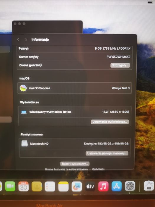 Macbook air 2020 512gb
