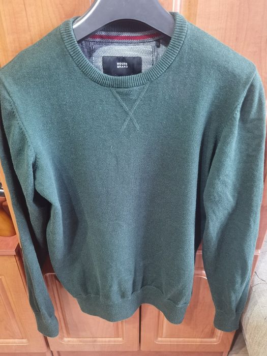 Sweter ciemno zielony S