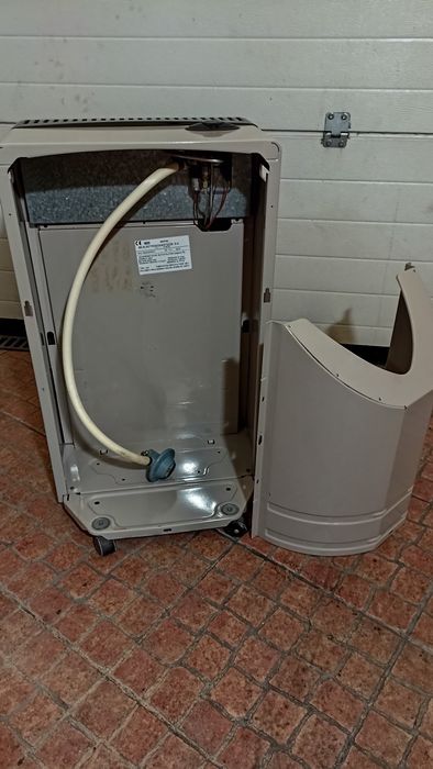 Aquecedor a gás com botija