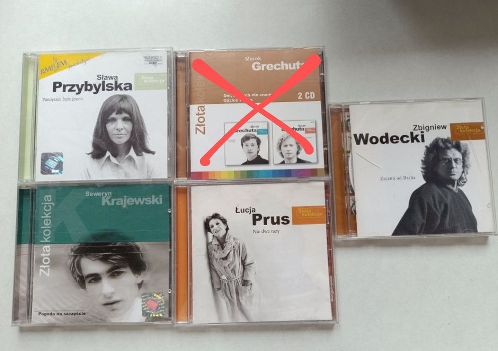 4x CD Złota kolekcja - Wodecki Prus Krajewski Przybylska