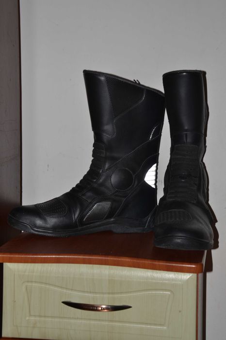 Мотоботи шкіряні чоловічі  Hein Gericke 42