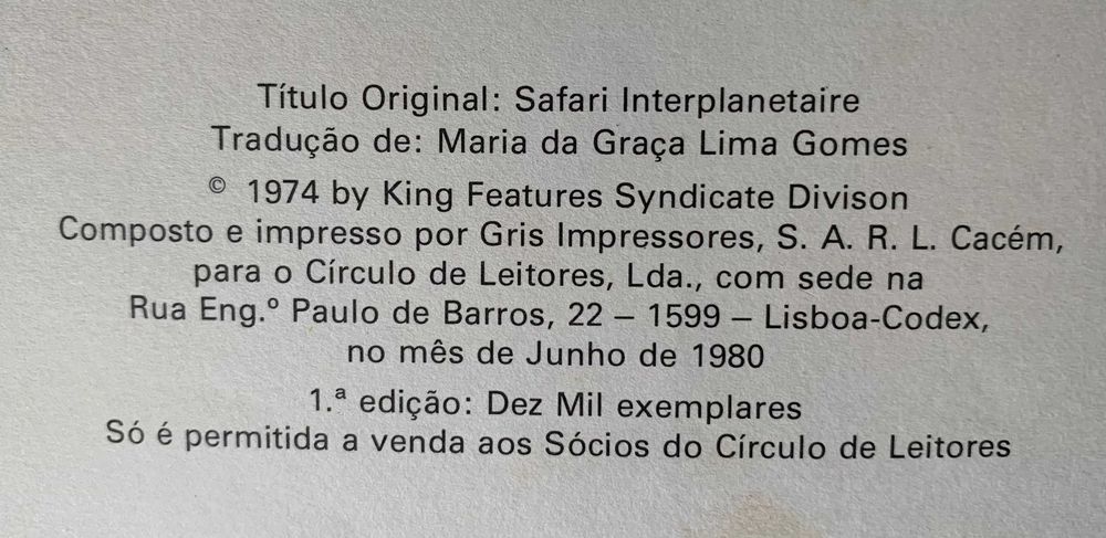 [BD] As Aventuras de Brick Bradford: Safari Interplanetário