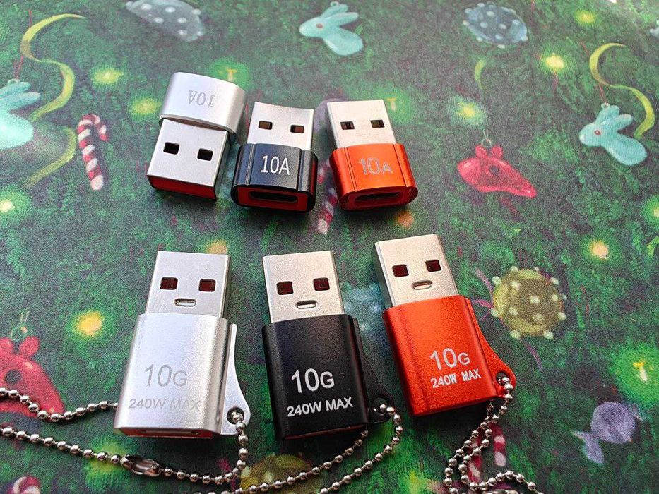Переходник 18 видов Type-C MicroUSB MicroSD Lighting Type-B RJ45 USB3