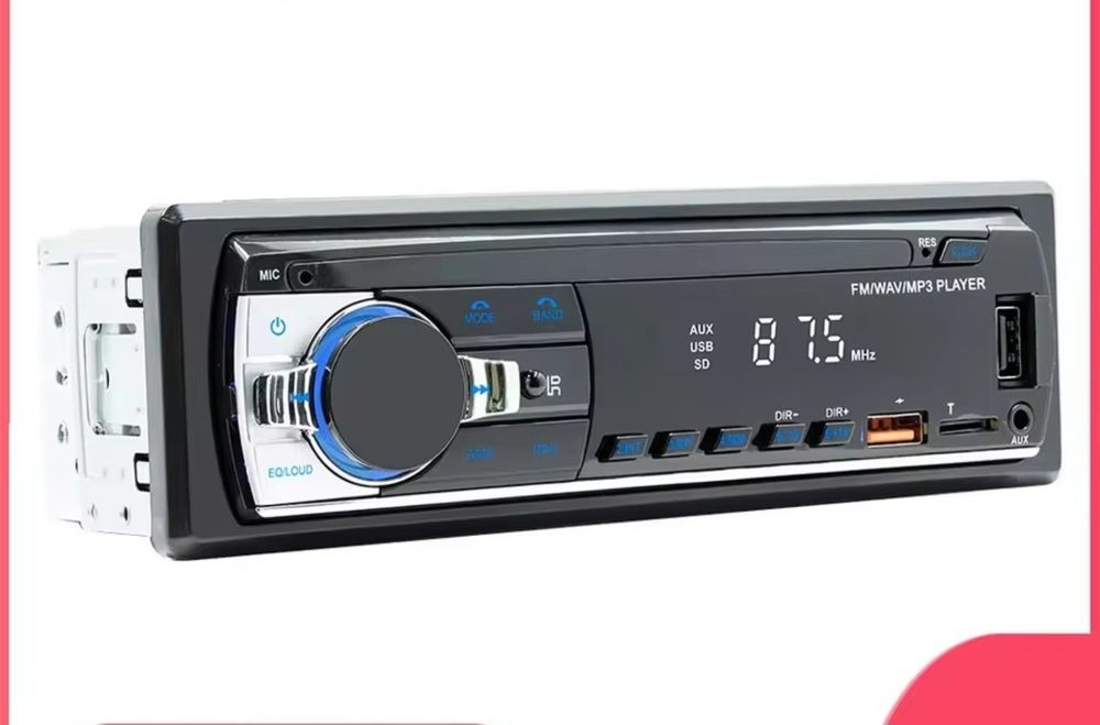 Auto Rádio 1 DIN NOVO com Bluetooth – 40€