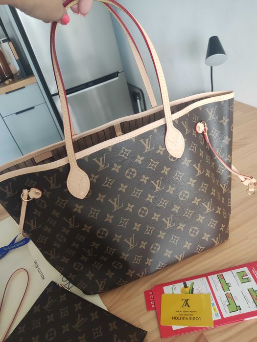 Louis Vuitton Neverfull Torebka damska torba, skora 95-4
