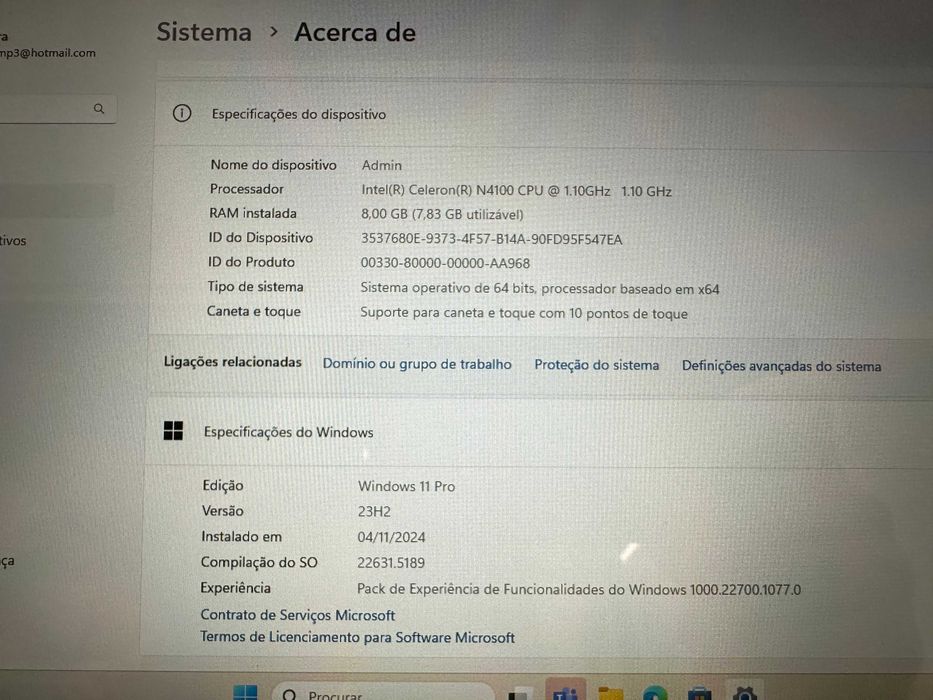 Portatil LENOVO Yoga 11e - Ecrã Touch 360º