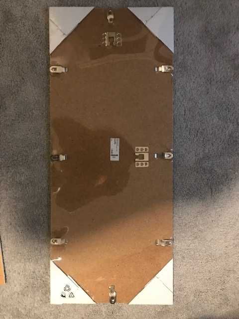 Molduras ikea - vidro á frente