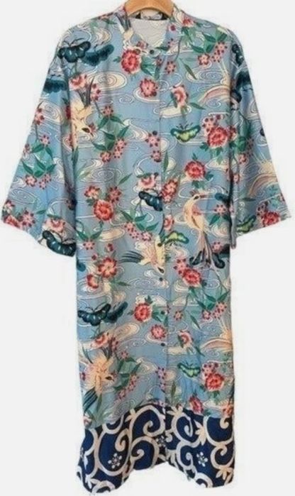 Zara sukienka w kwiaty, koszulowa, kwiatowy print L, XL
