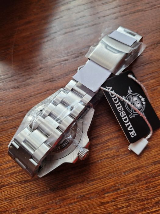 Zegarek Addiesdive Submariner kwarc 41mm komplet NOWY