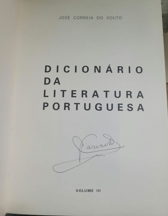 Coleção completa Dicionário da Literatura Portuguesa – 4 Volumes