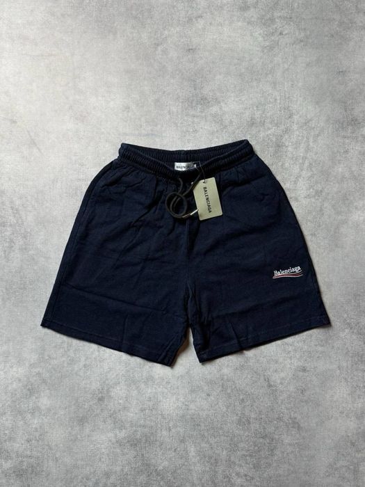 S,M,L,XL |  Шорти Balenciaga Political Campaign Washed Blue Shorts.