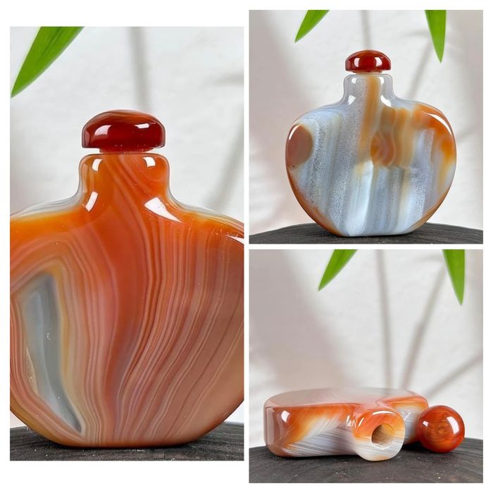 Frasco de rapé também conhecido por snuff bottle