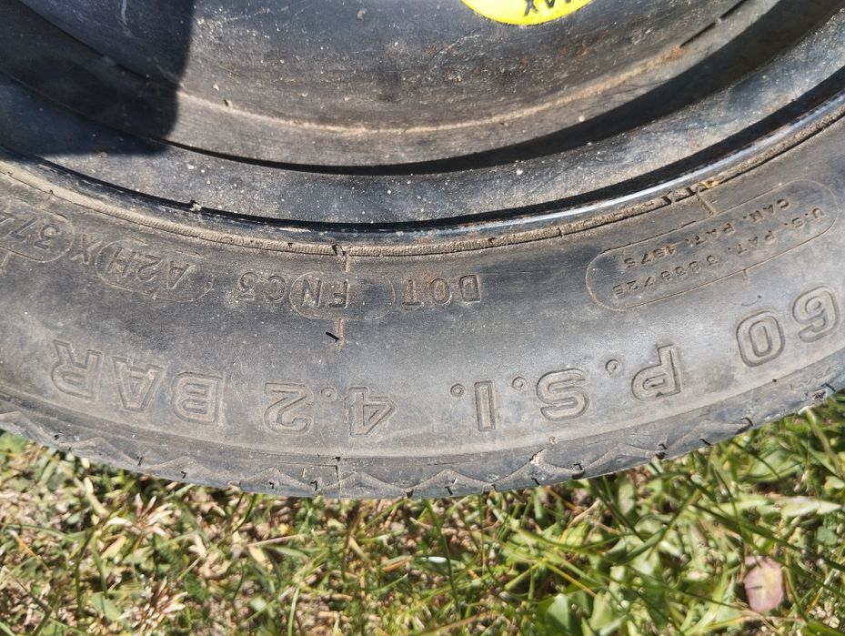 Koło dojazdowe, dojazdówka Michelin R15 i Continental R15