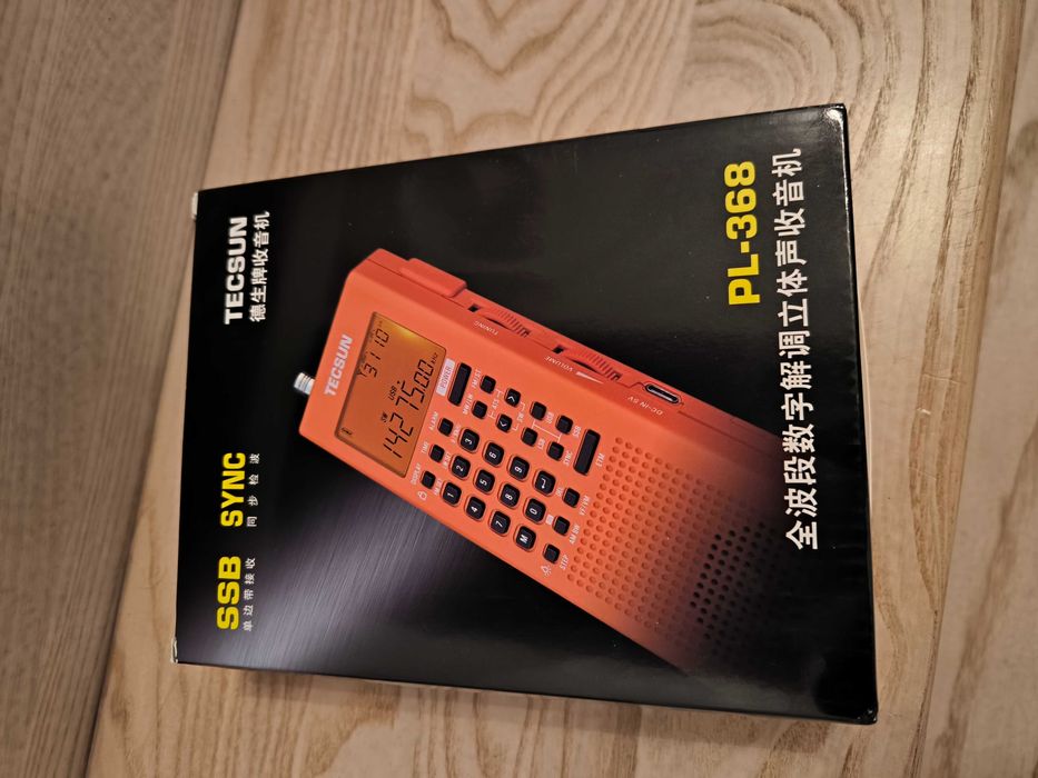Radio pełnozakresowy odbiornik radiowy TECSUN PL368 DSP FM AM SSB