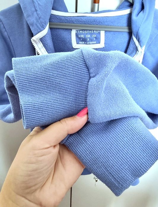 Casaco azul e branco desportivo Primark, tamanho 36