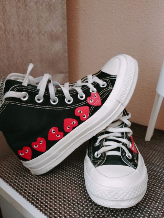 Converse x comme des garçons р. 36.5 uk 4
