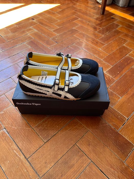 Onitsuka tiger (creme e preto)