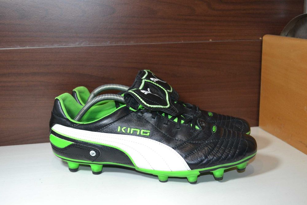 puma king 46р бутсы кожаные оригинал бампы копочки шиповки