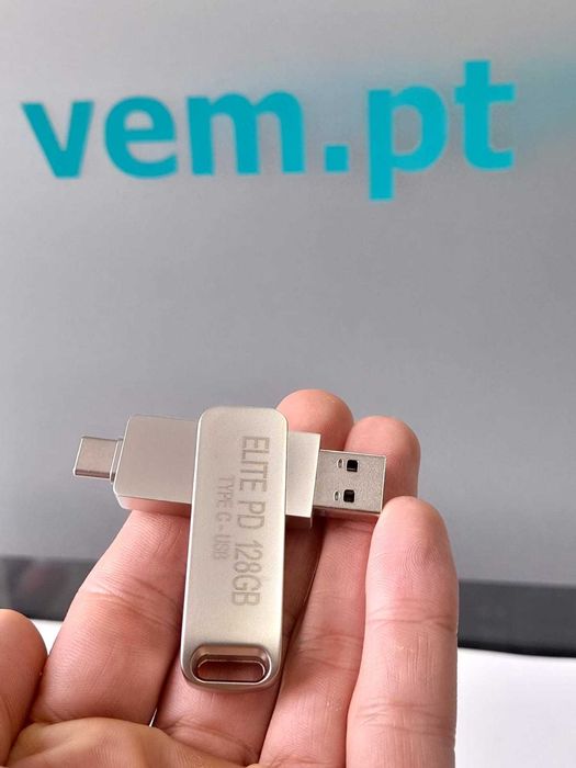 Pen Drive 128 GB para Telemóveis Android e USB