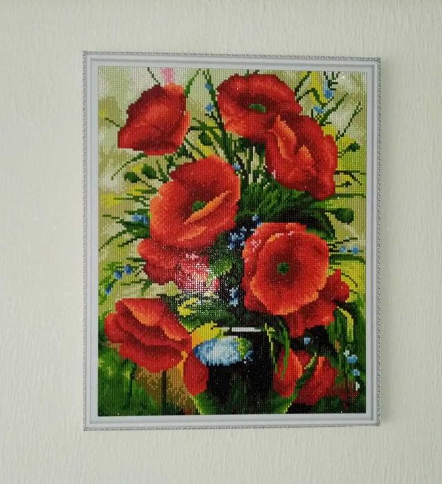 Quadros pintados em diamantes64585159912707123