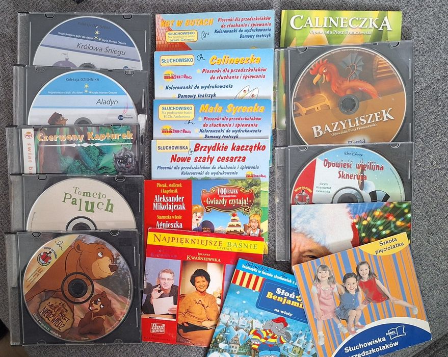 Audiobooki dla dzieci na dobranoc do słuchania  17 szt