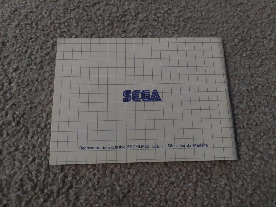 manual de instruções da consola Sega Game Gear
