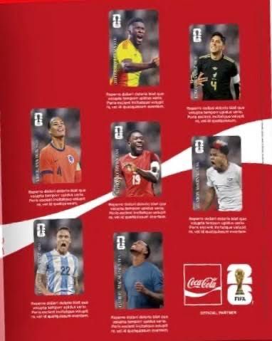 Trocas - Cromos Coca-Cola Copa 2026 (Panini)
