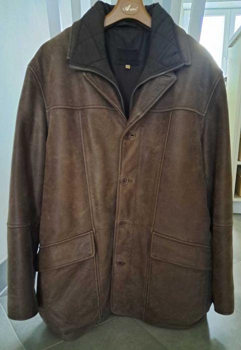 Zimowa kurtka skórzana Camel Active. rozmiar 50