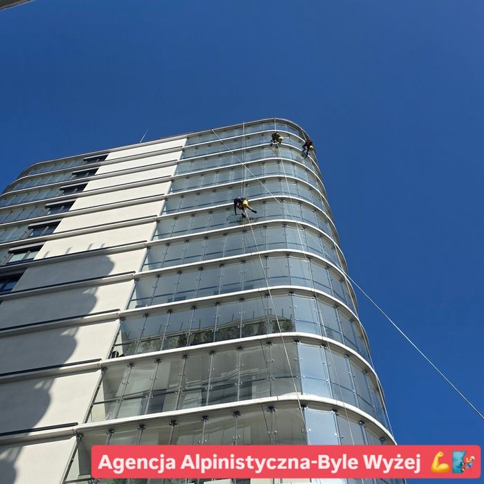 Mycie, malowanie elewacji, dachów. Prace wysokościowe.