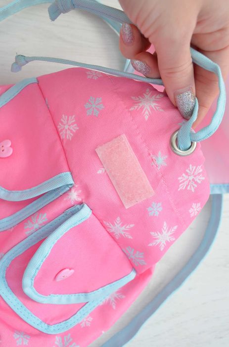 Рюкзак мешочек розовий холодное сердце