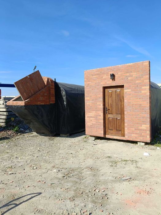 schron betonowy , piwniczka betonowa , ziemianka , piwnica , sauna ogrodowa