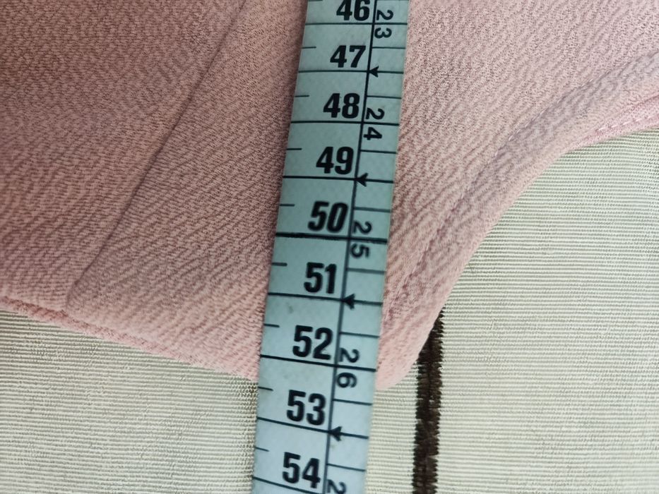 Vestido elegante bordado rosa midi tamanho L