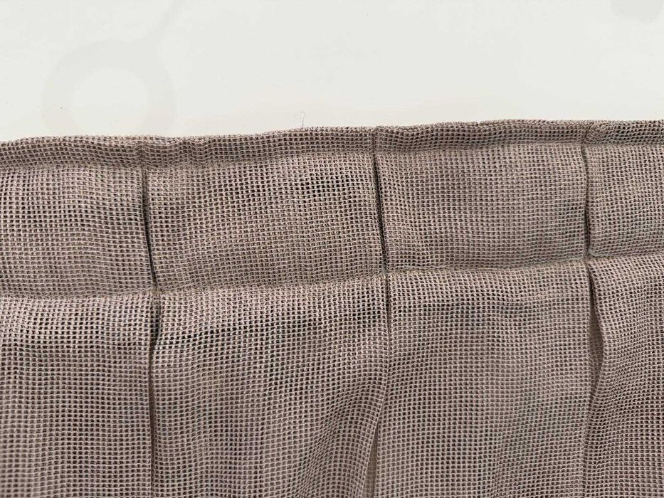 2 CORTINAS BEGE / TAUPE