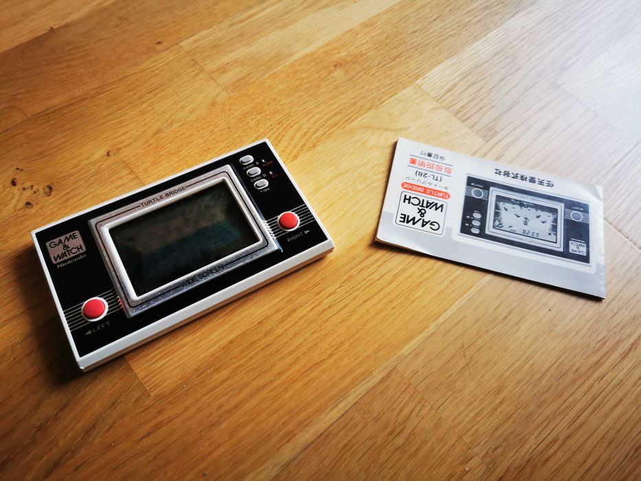 Nintendo Game & Watch konsolka gra elektroniczna Turtle Bridge 1982